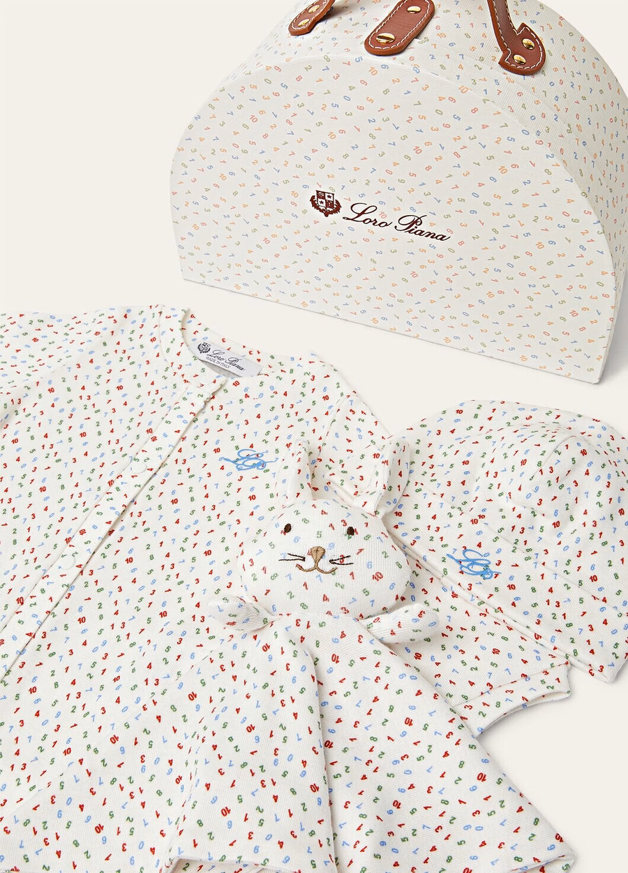 Little Numbers Cotton Gift Set Red/Blue/Green