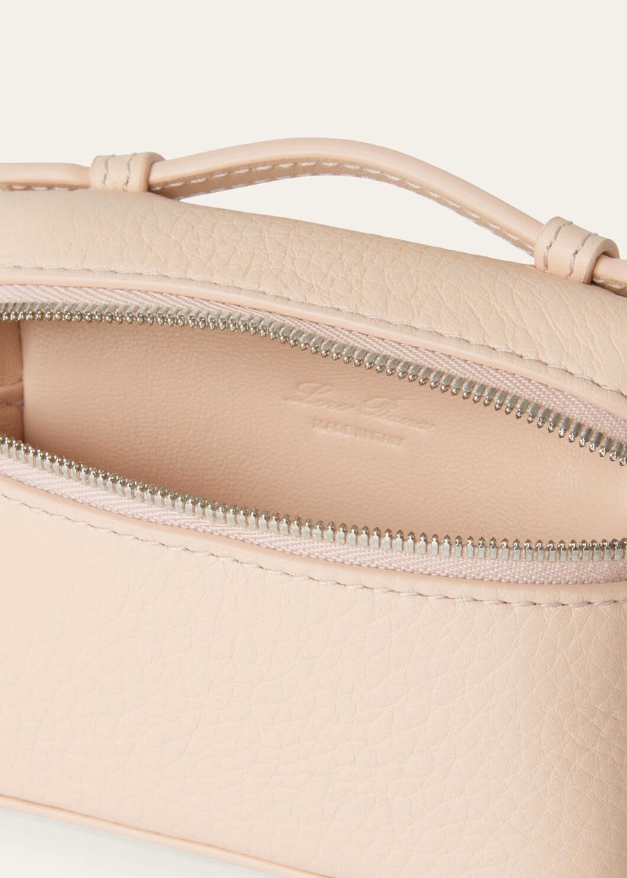 Extra pocket charm in grained calfskin, Candoglia marble