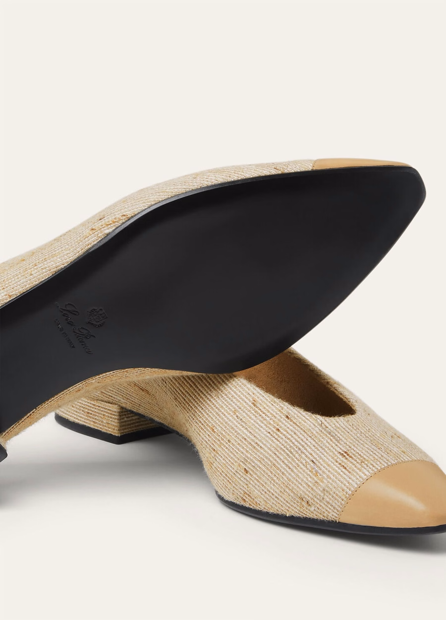 Rebecca Ballet Flat Silk Viscose In Brown