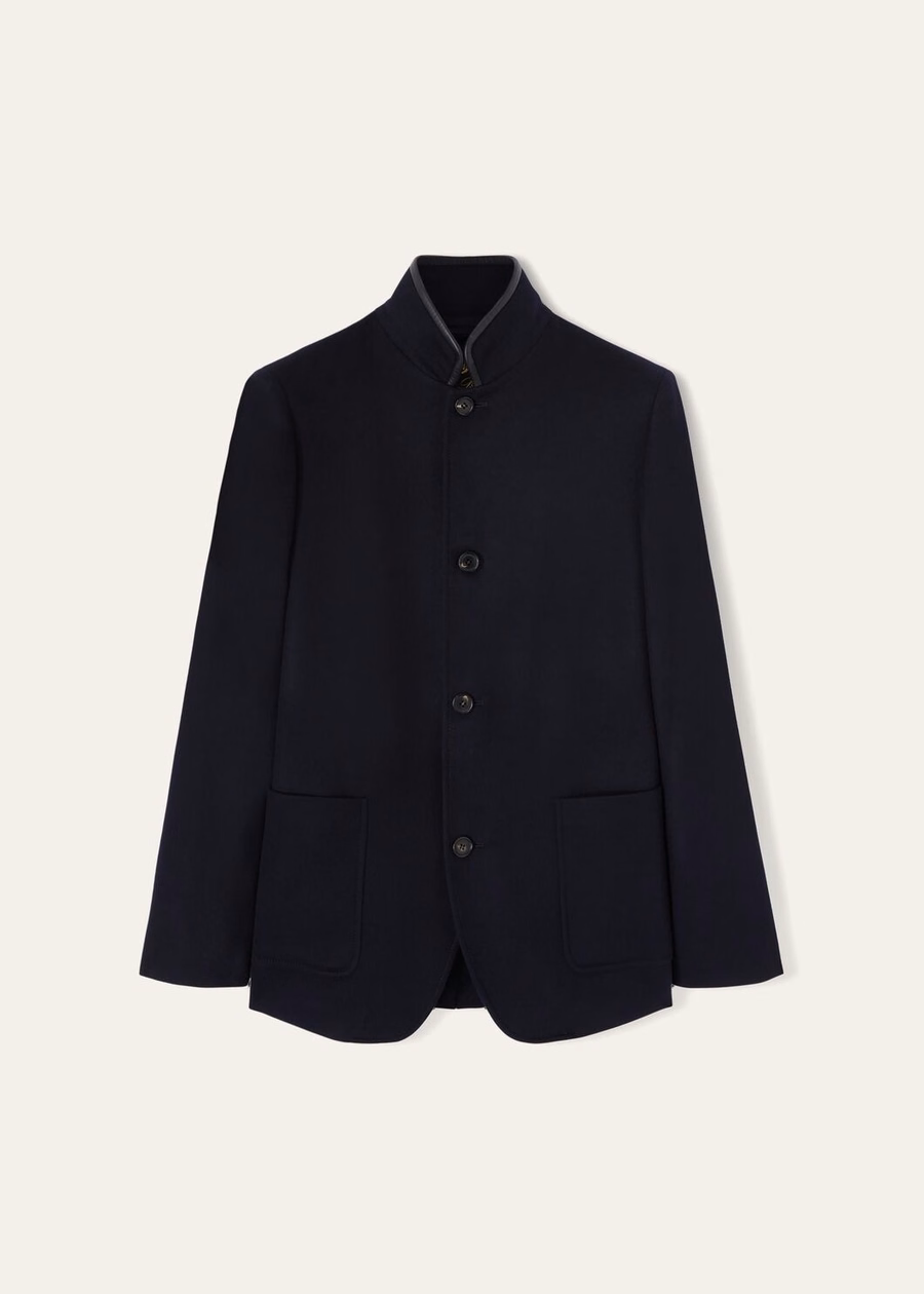 Spagna Cashmere Jacket Navy Blue
