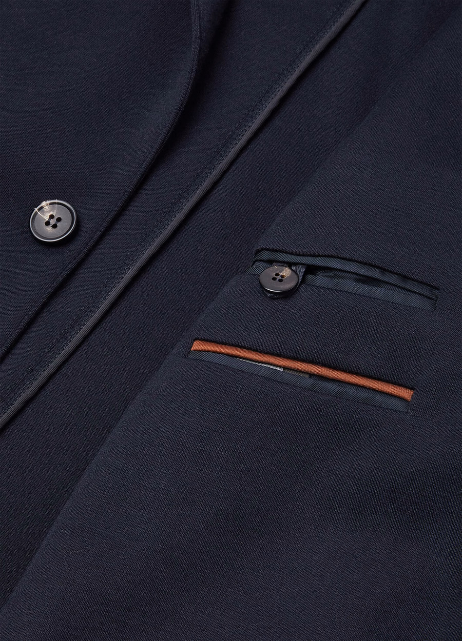 The Gift of Kings® Sweater Jacket Navy Blue
