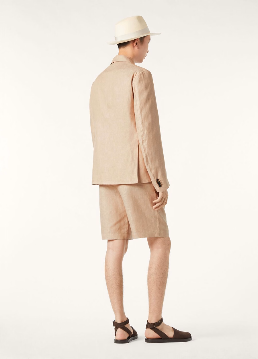Torino Jacket In Beige Grain