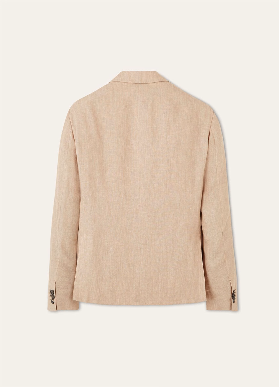 Torino Jacket In Beige Grain