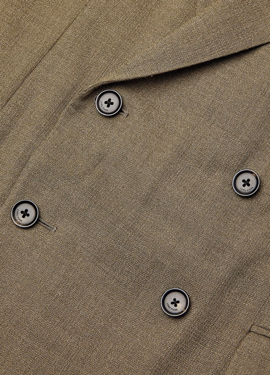 Milano Blazer Virgin Wool Thermal Mud