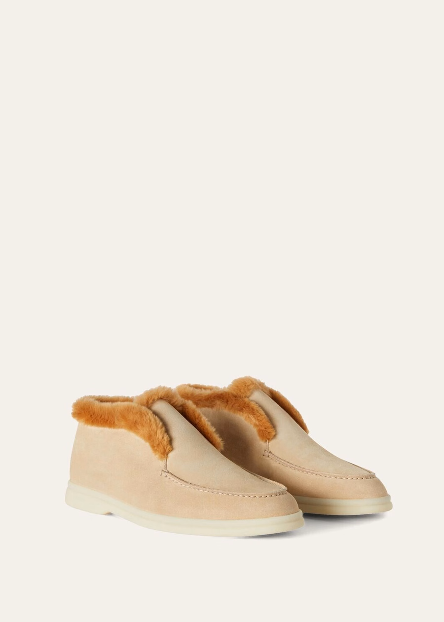 Windy Dunes Suede Walk Open Toe Ankle Boots