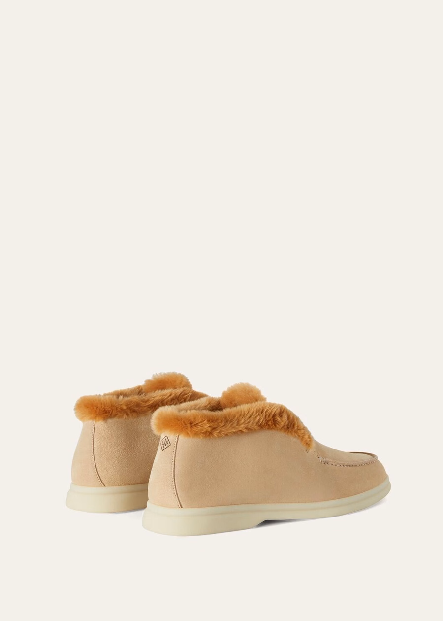 Windy Dunes Suede Walk Open Toe Ankle Boots