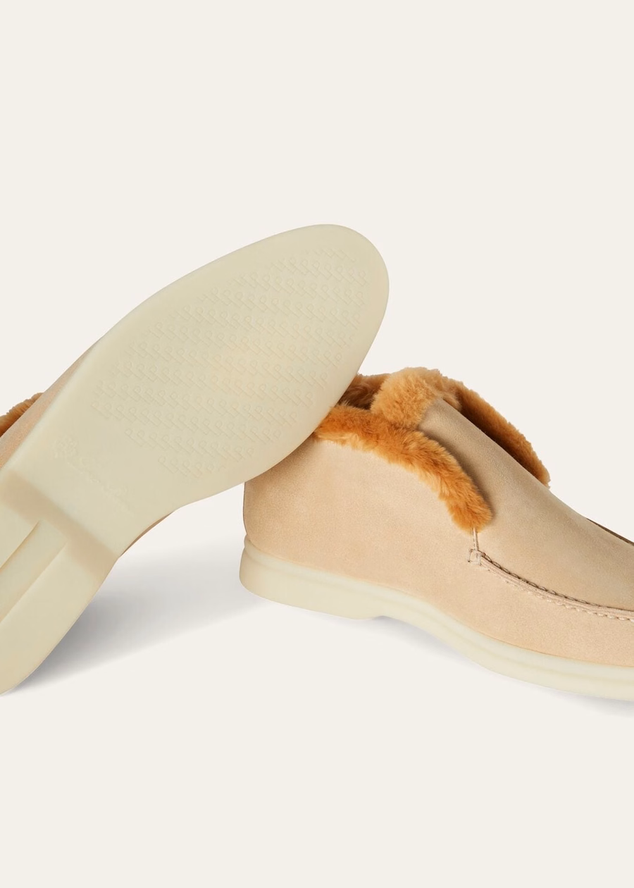 Windy Dunes Suede Walk Open Toe Ankle Boots