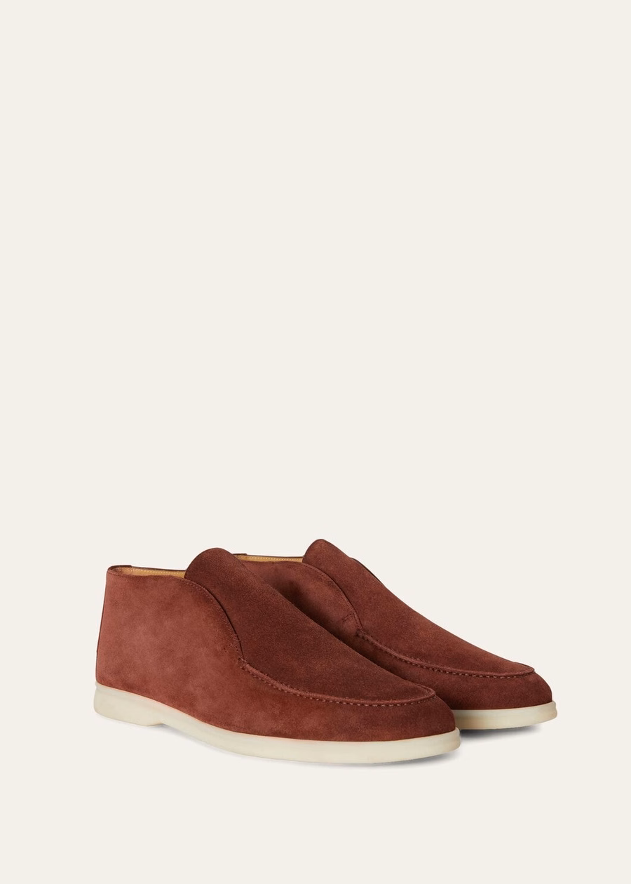 Open Walk suede ankle boots Cocciniglia