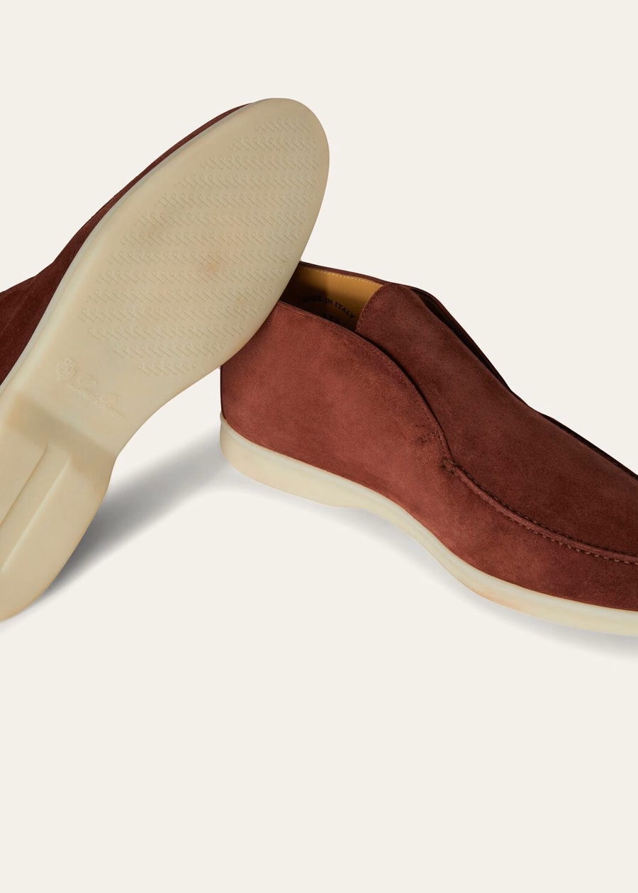 Open Walk suede ankle boots Cocciniglia