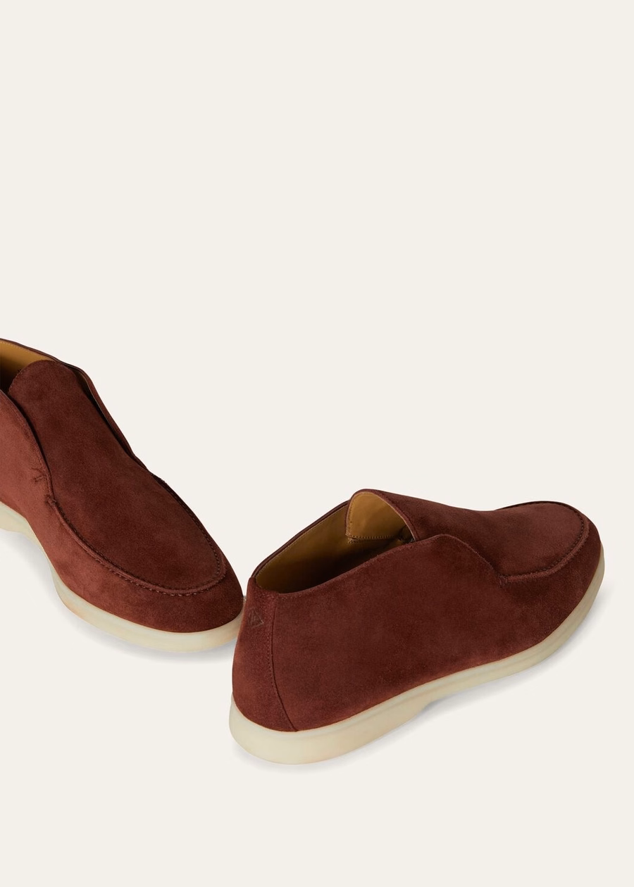 Open Walk suede ankle boots Cocciniglia
