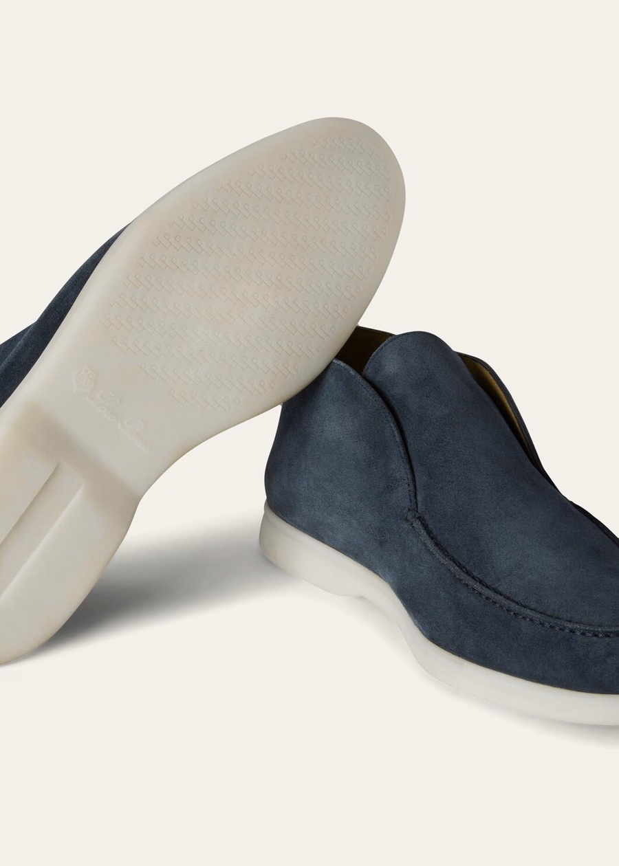 Open Walk suede ankle boots Moss Grey