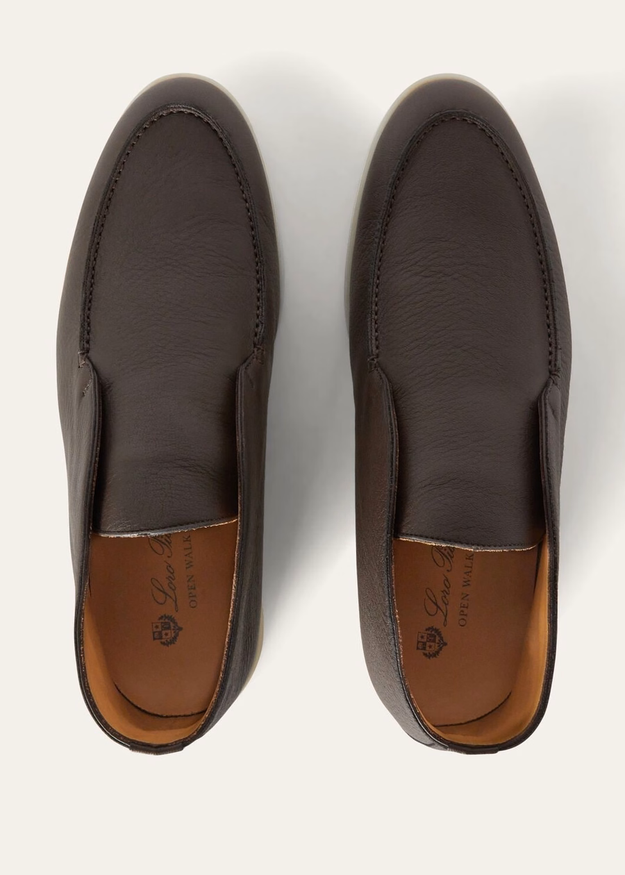 Open Walk boots in ultra-dark brown moose leather