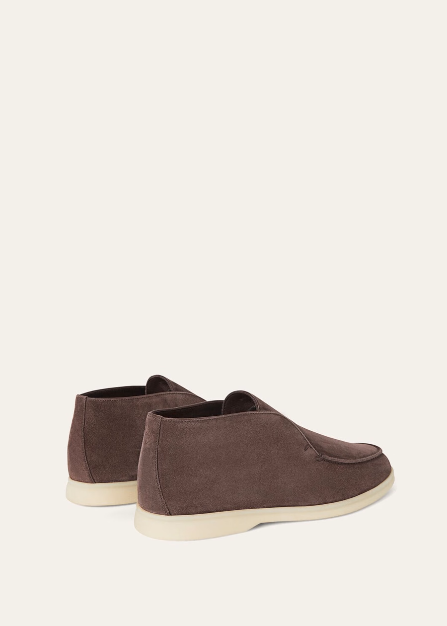 Open Walk suede ankle boots Warm grey