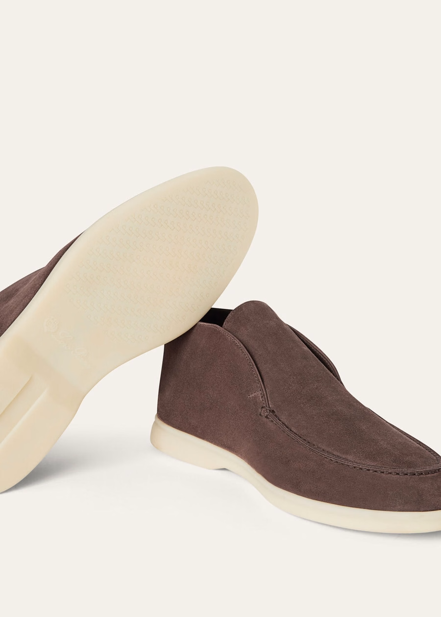 Open Walk suede ankle boots Warm grey