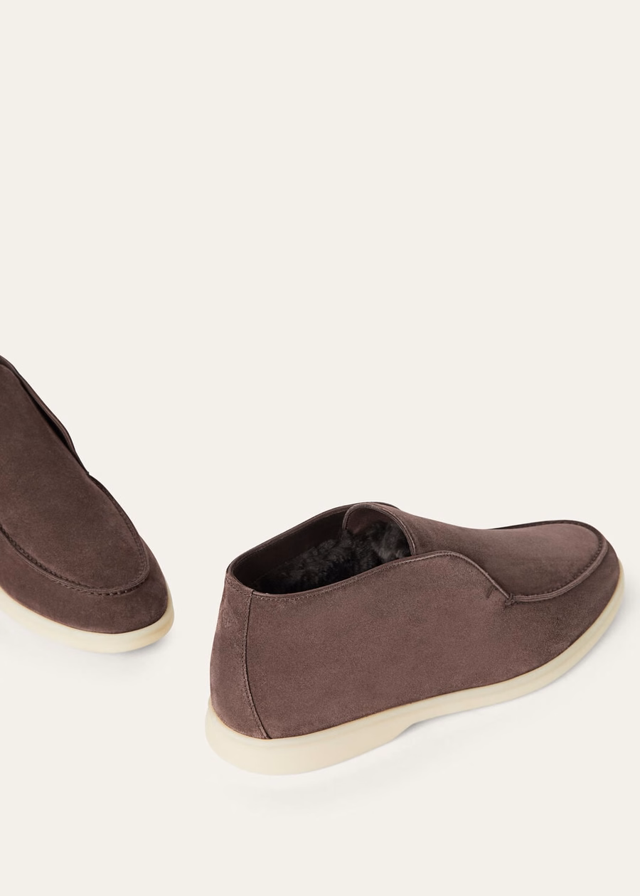 Open Walk suede ankle boots Warm grey