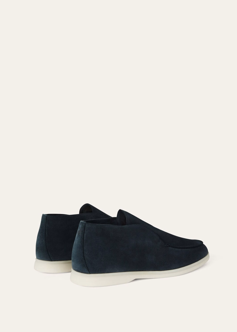 Open Walk suede ankle boots Moss Grey