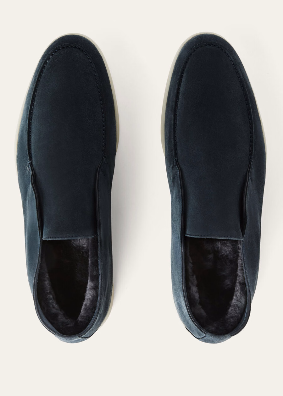 Open Walk suede ankle boots Moss Grey