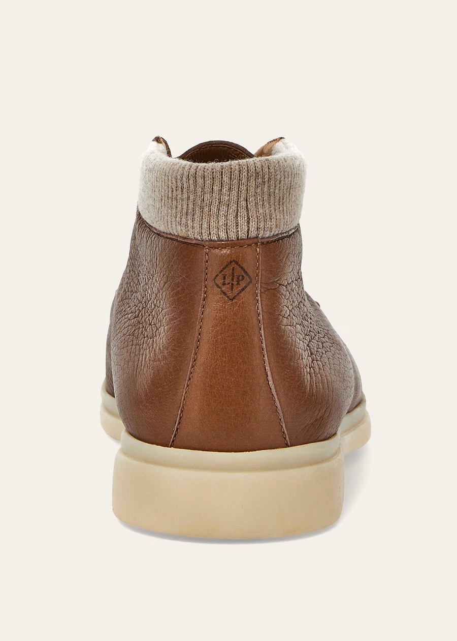 Walk and Walk Deerskin Chestnut Winter Boots