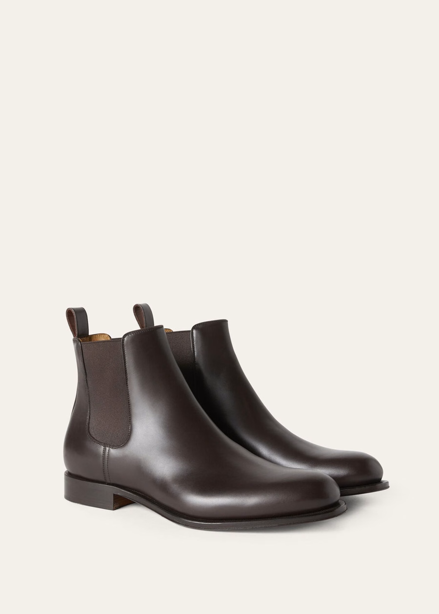 Rory Walk Ebony Calfskin Chelsea Boots
