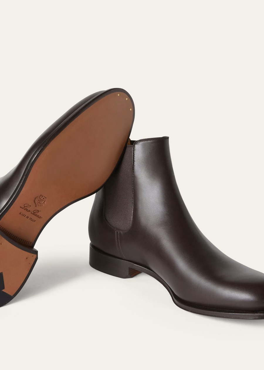 Rory Walk Ebony Calfskin Chelsea Boots