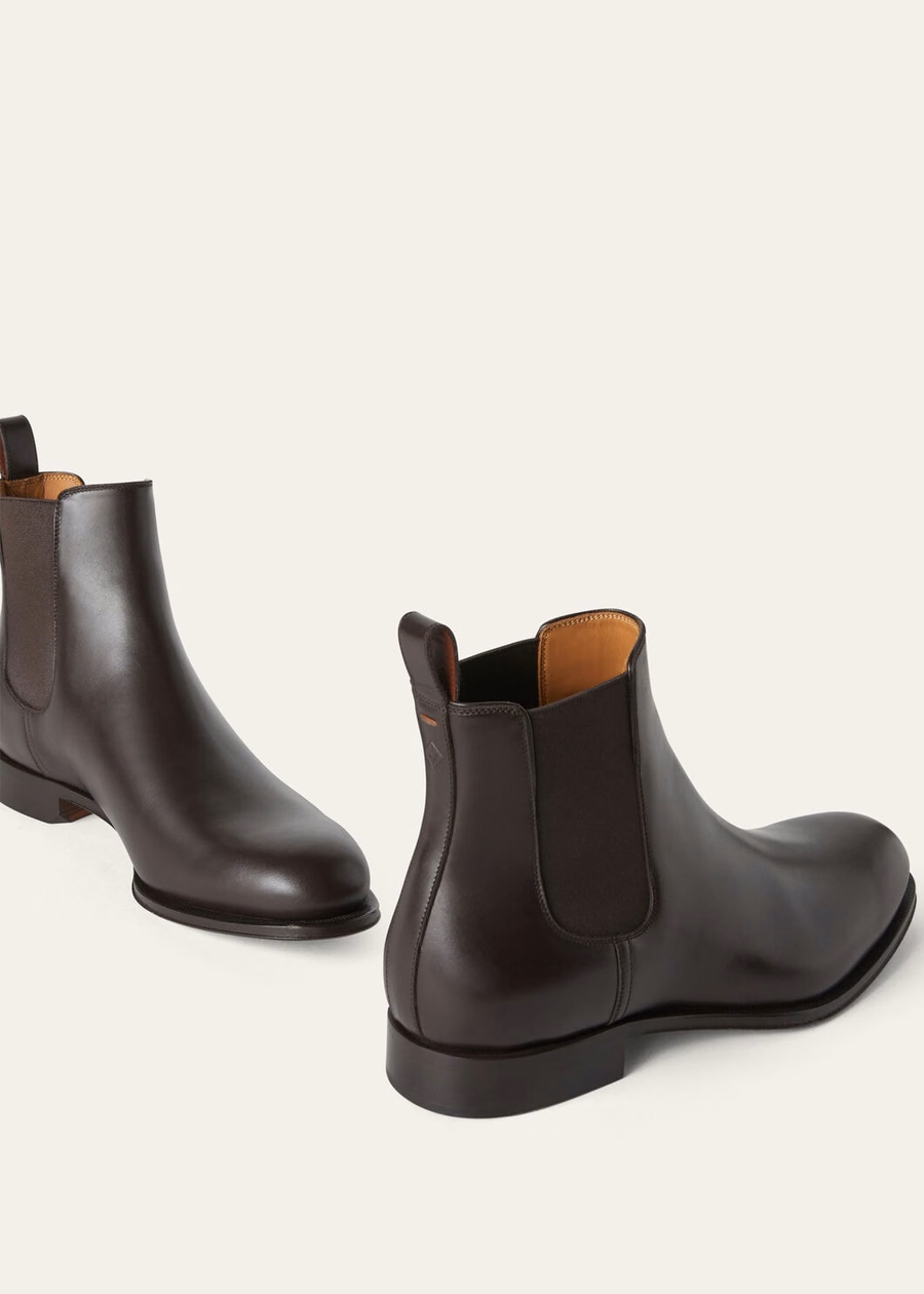 Rory Walk Ebony Calfskin Chelsea Boots