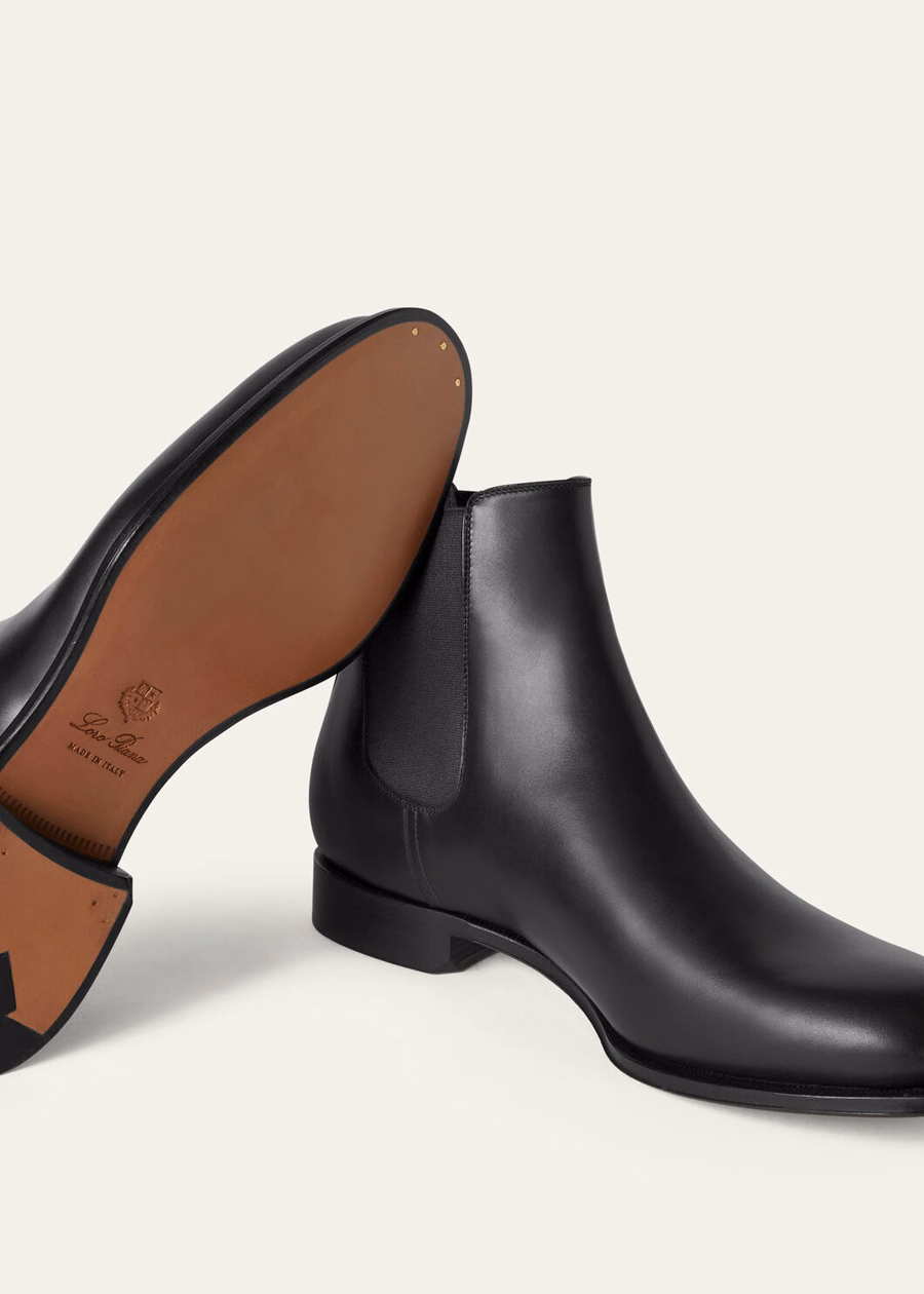 Rory Walk Black Calfskin Chelsea Boots