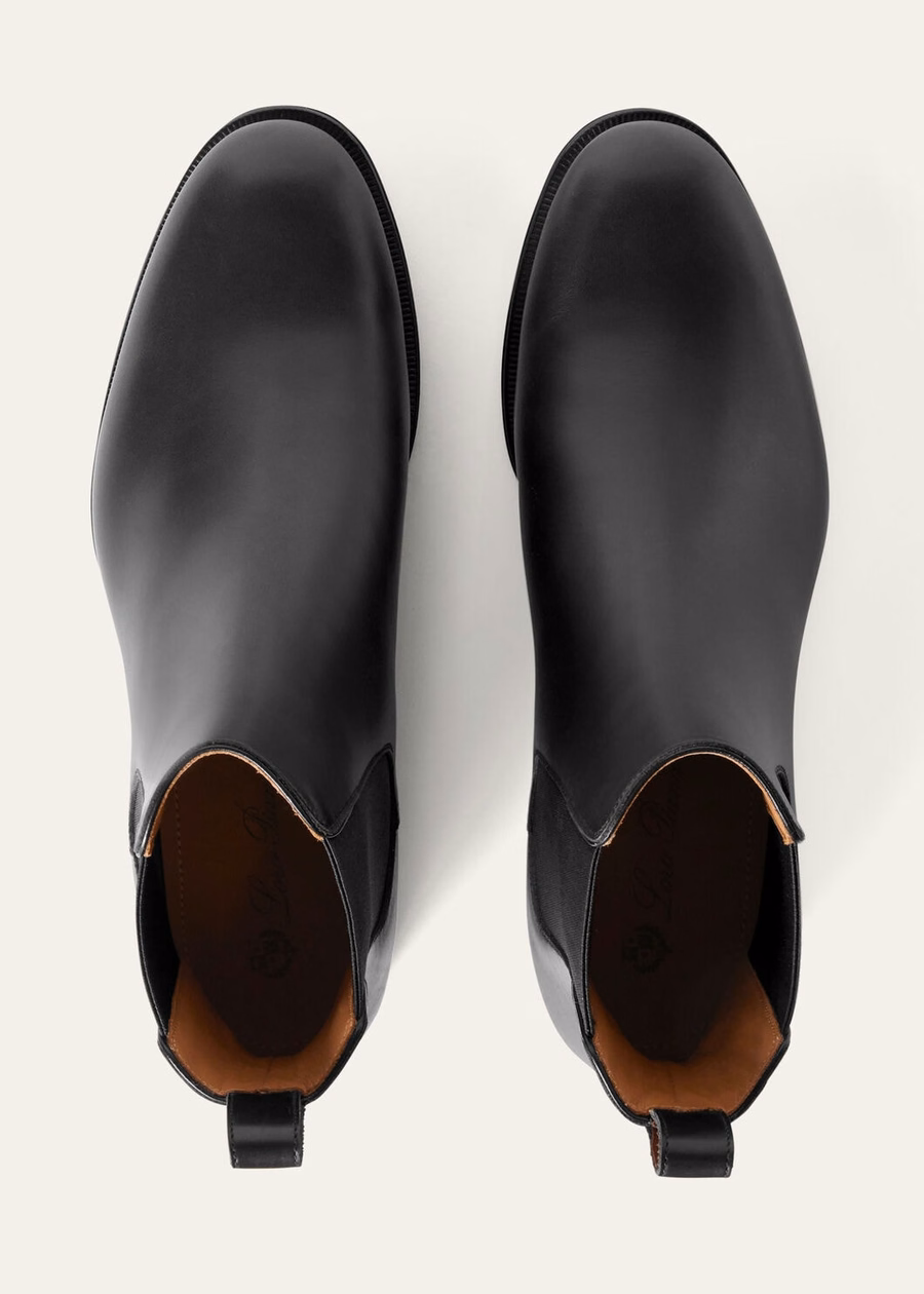 Rory Walk Black Calfskin Chelsea Boots