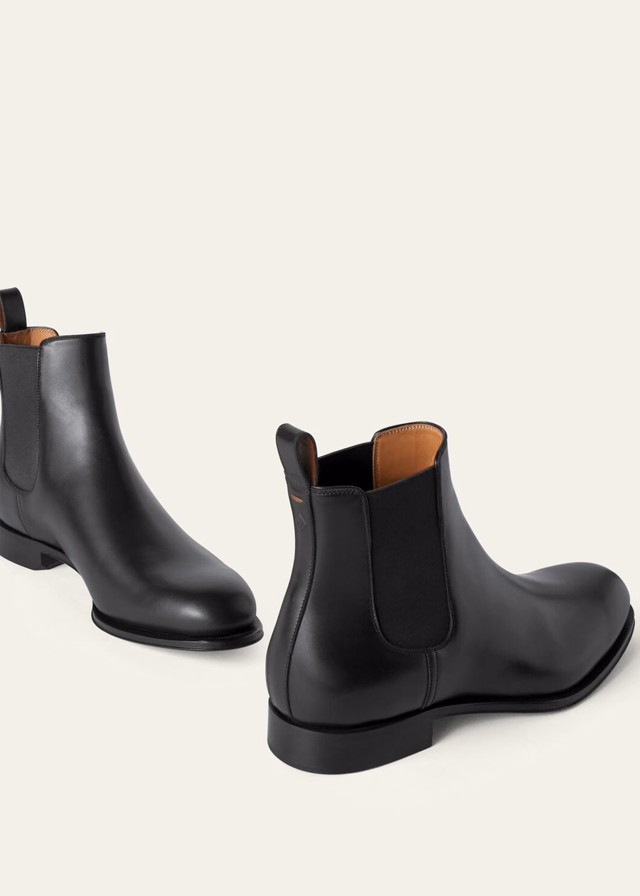 Rory Walk Black Calfskin Chelsea Boots