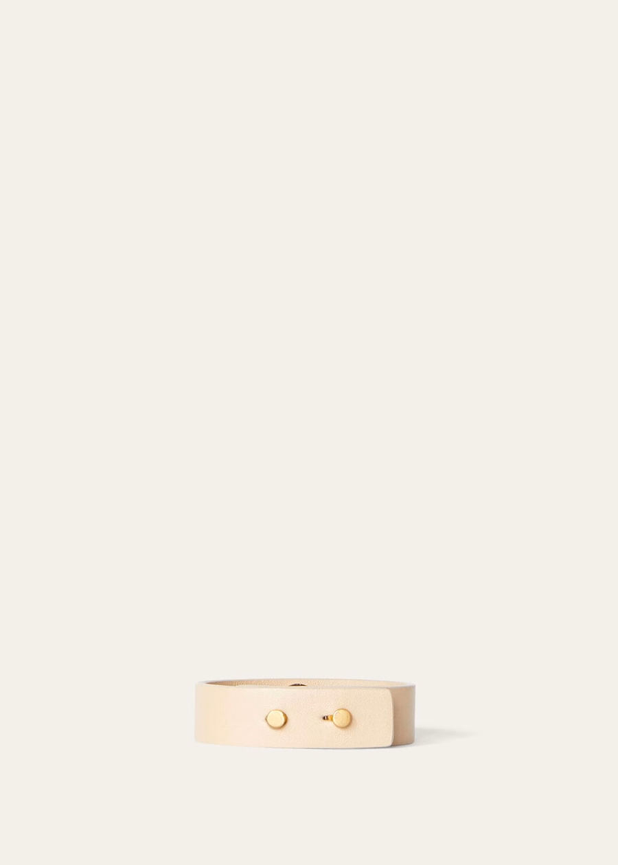 Additional Mastic Calfskin Bracelet/Sun Gold Jewelry