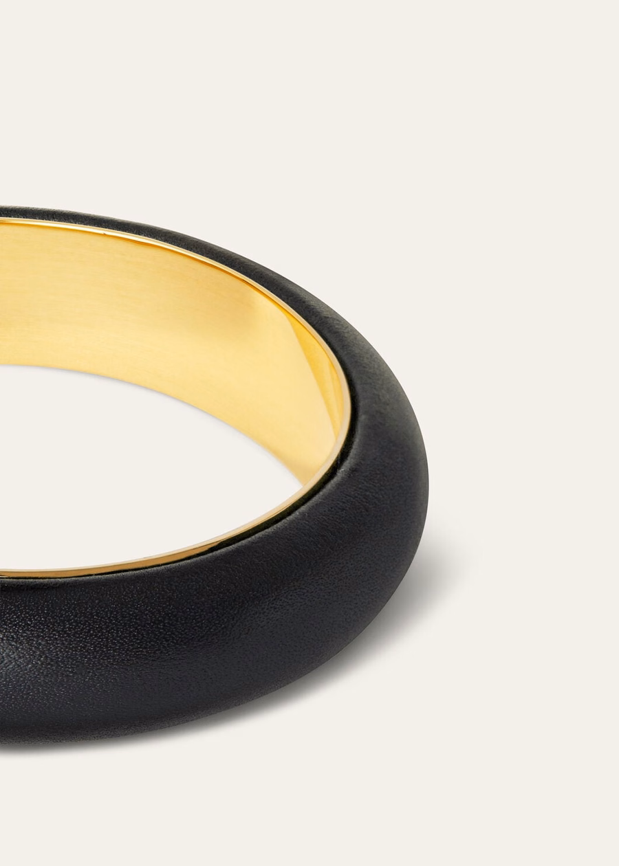 Duo Bracelet Black Brass Bracelet/Gold Sun Jewelry