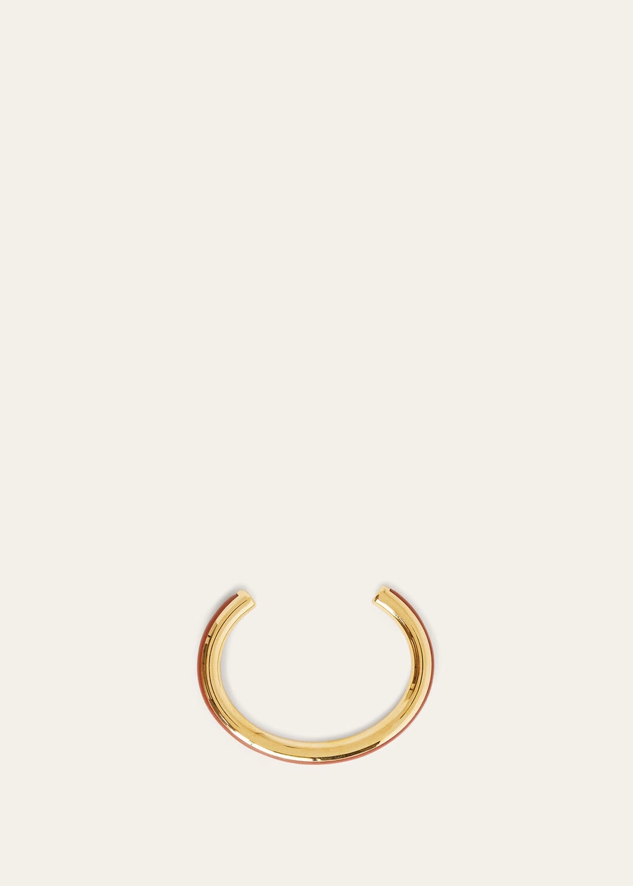 Deep Kummel Brass Cuff Bracelet/Jewelry Sun Gold