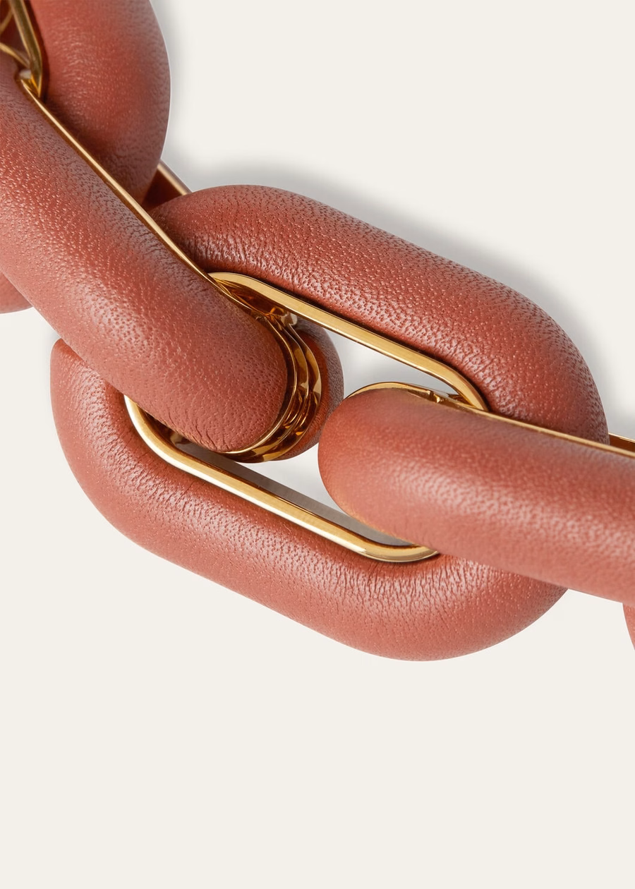 Deep Kummel brass duo chain bracelet/Sun Gold jewelry