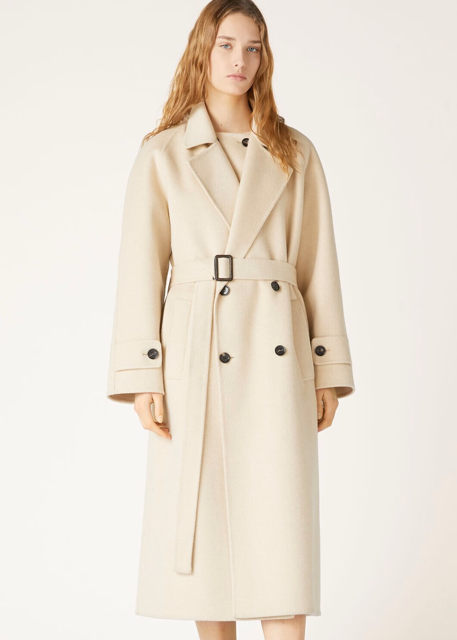 Foster Coat Baby Cashmere Cream Cashmere Melange