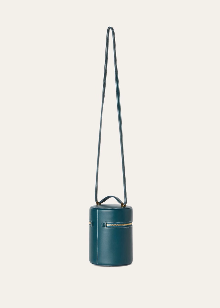 Additional case New Petrolio medium smooth calfskin