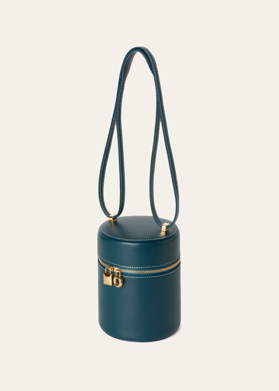 Additional case New Petrolio medium smooth calfskin