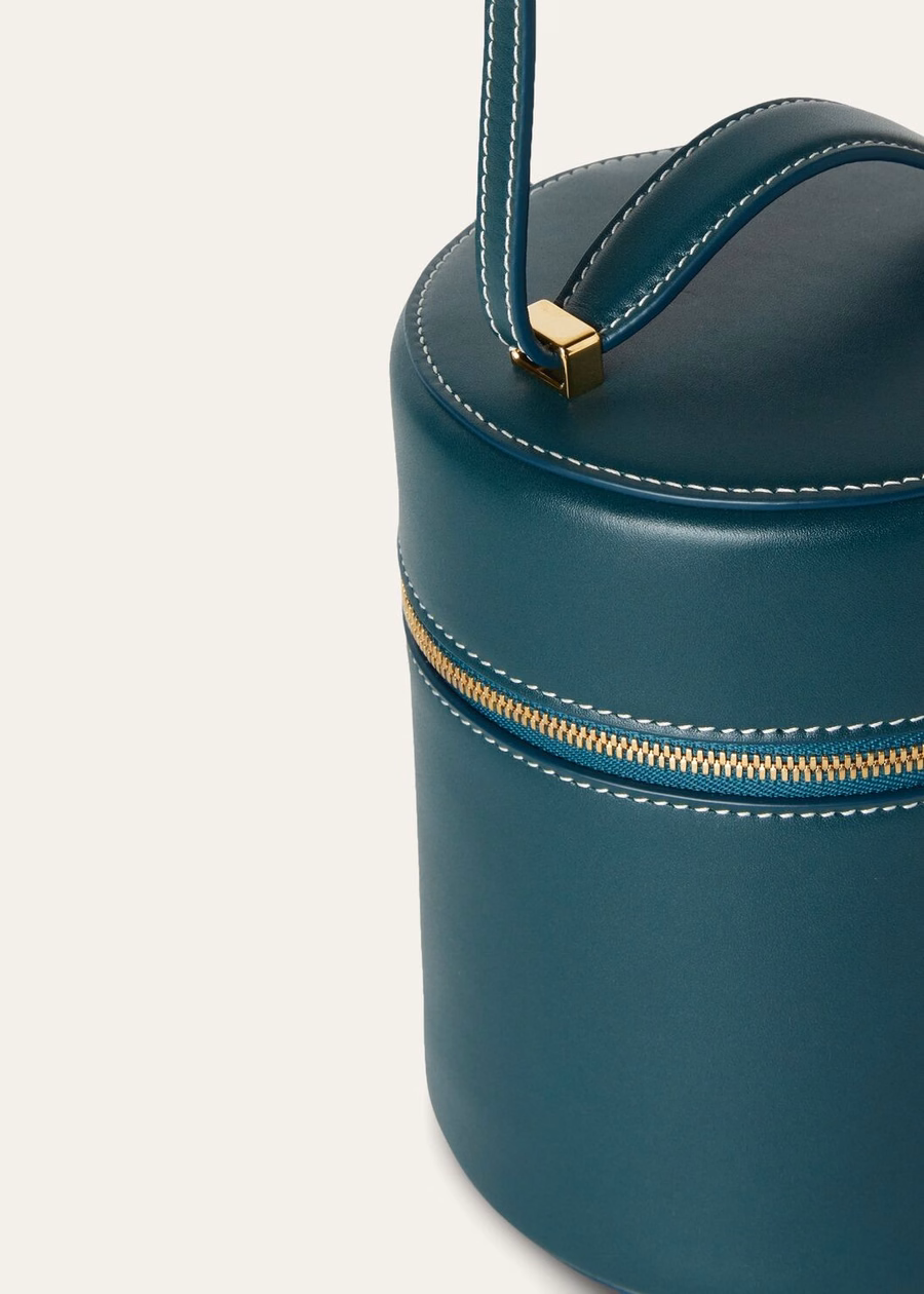 Additional case New Petrolio medium smooth calfskin