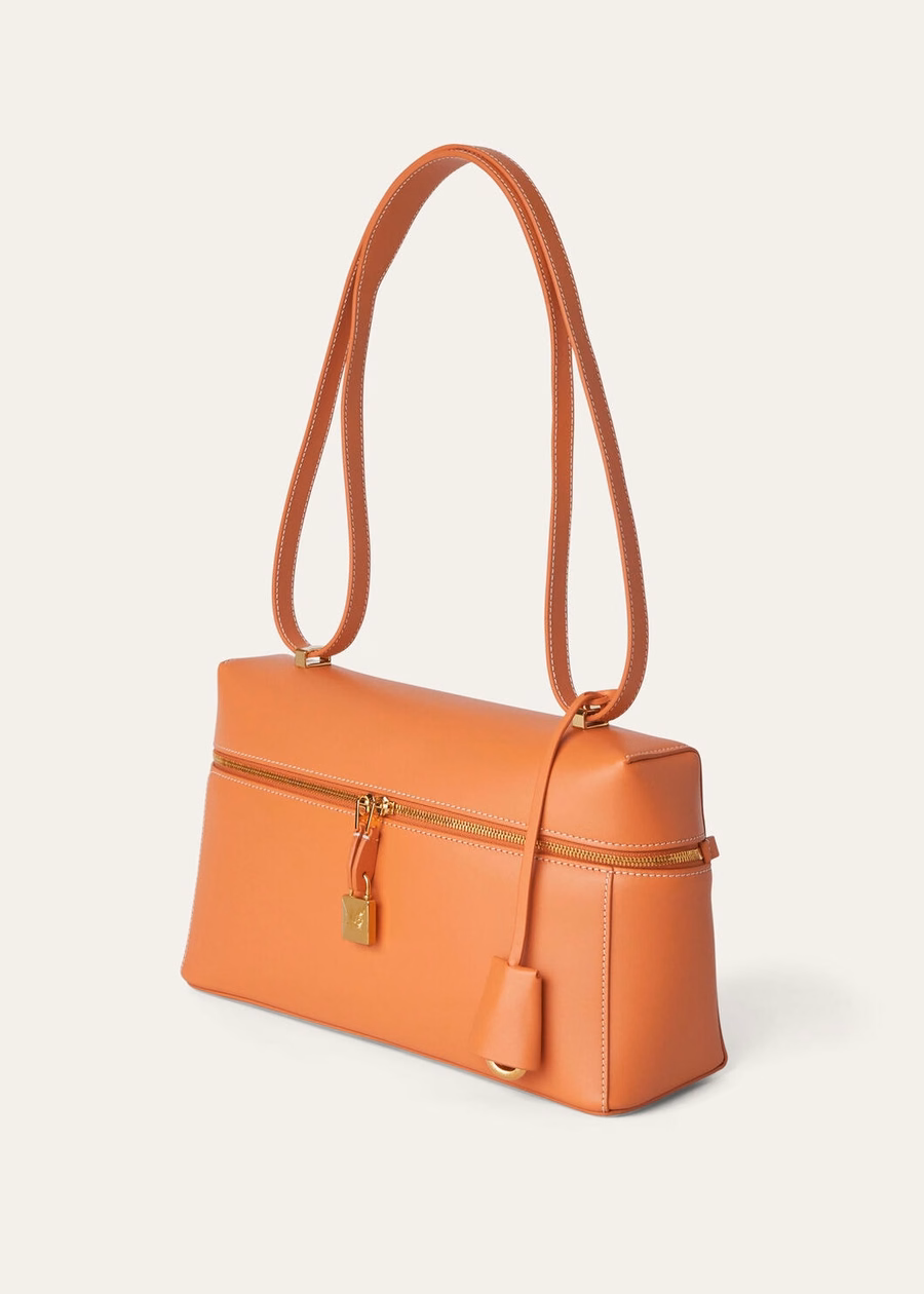 Extra bag L27 smooth calfskin cinnamon orange
