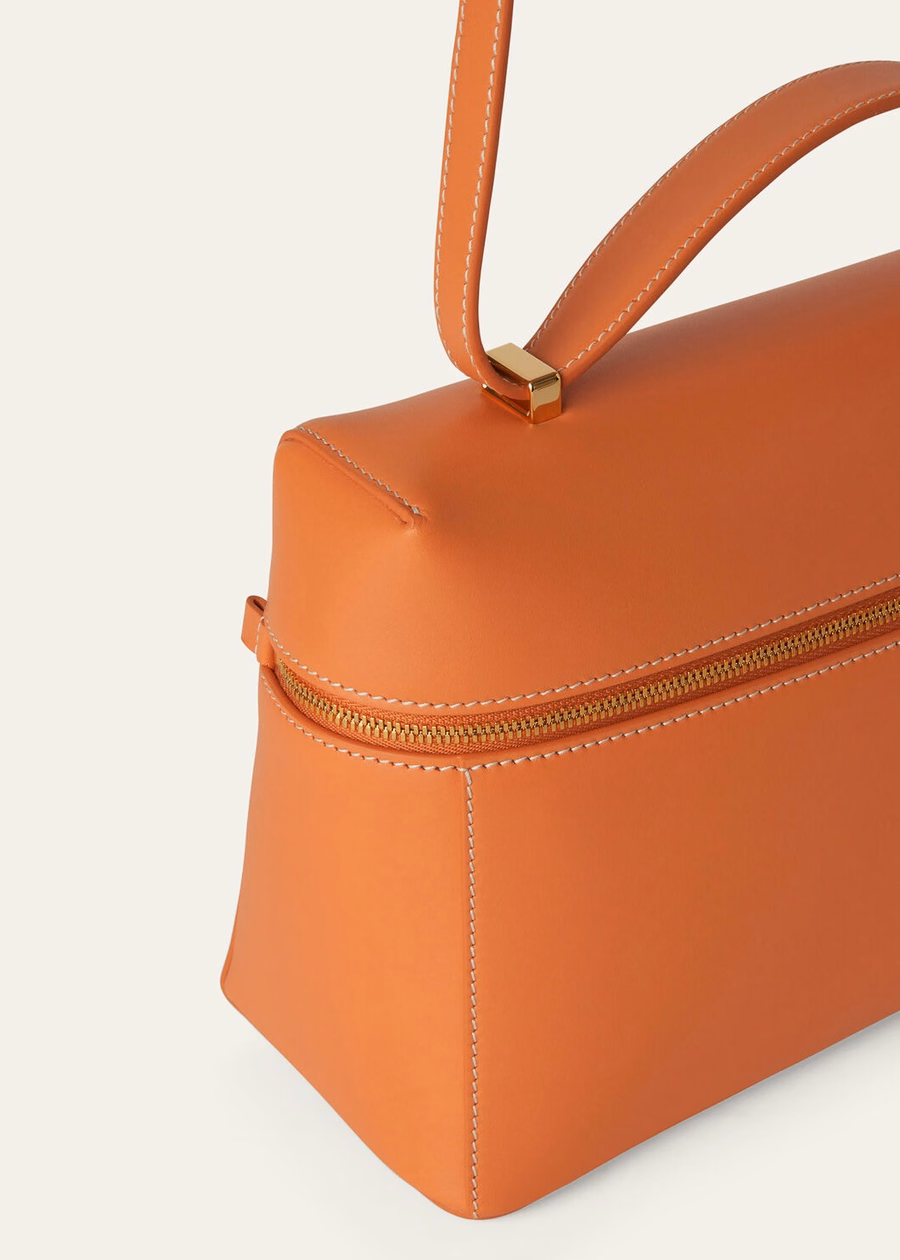 Extra bag L27 smooth calfskin cinnamon orange