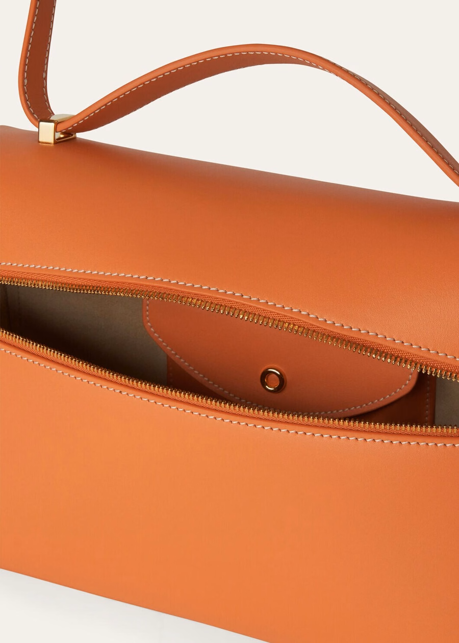 Extra bag L27 smooth calfskin cinnamon orange