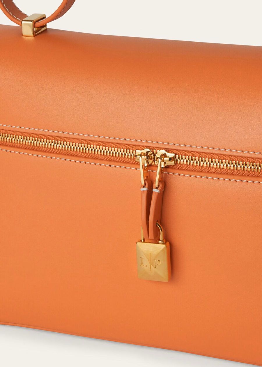 Extra bag L27 smooth calfskin cinnamon orange