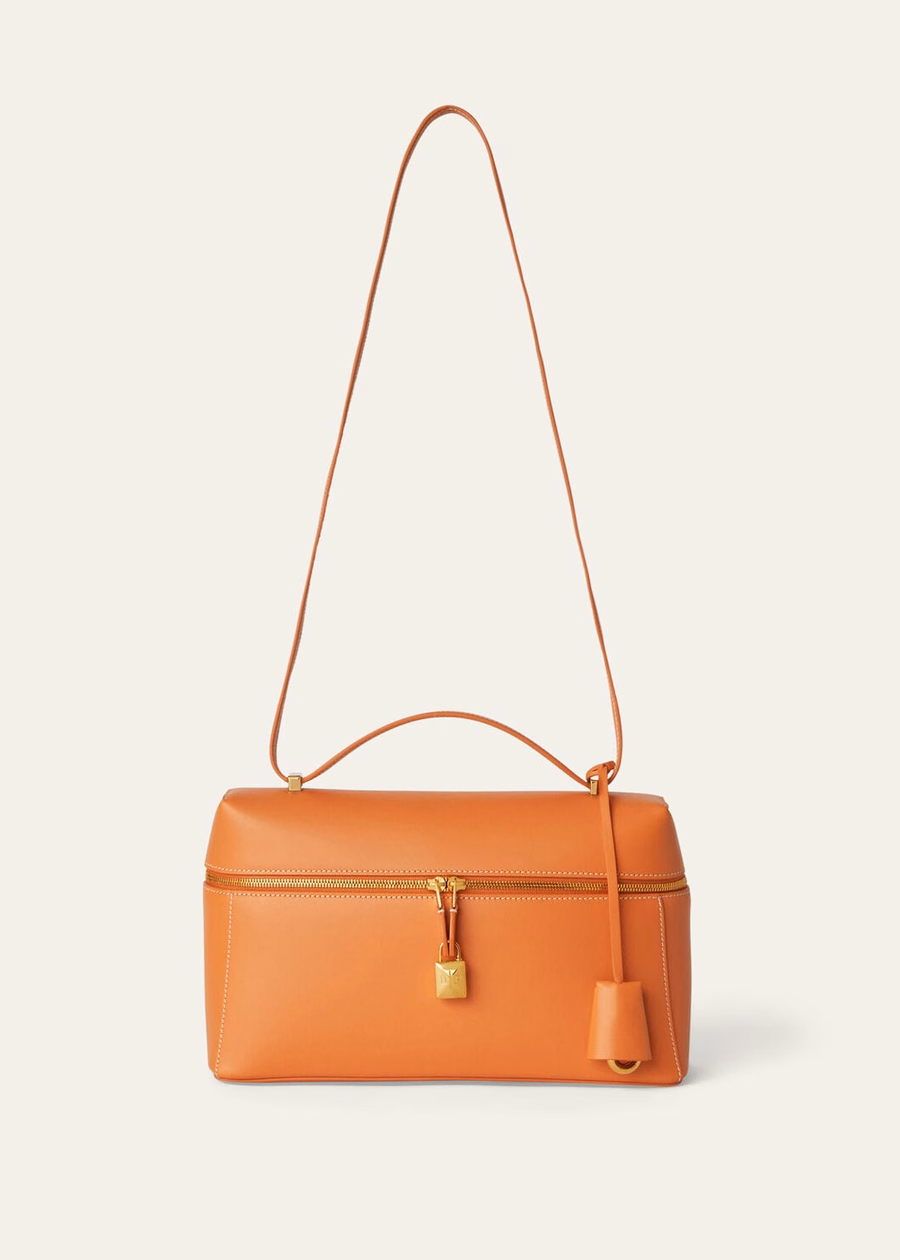 Extra bag L27 smooth calfskin cinnamon orange