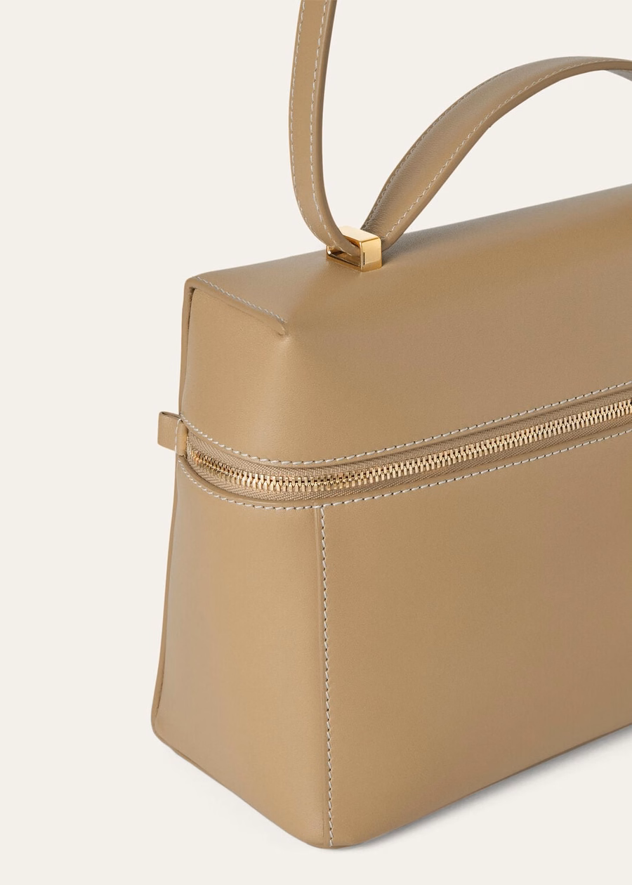 L27 extra bag in smooth calfskin, light bamboo
