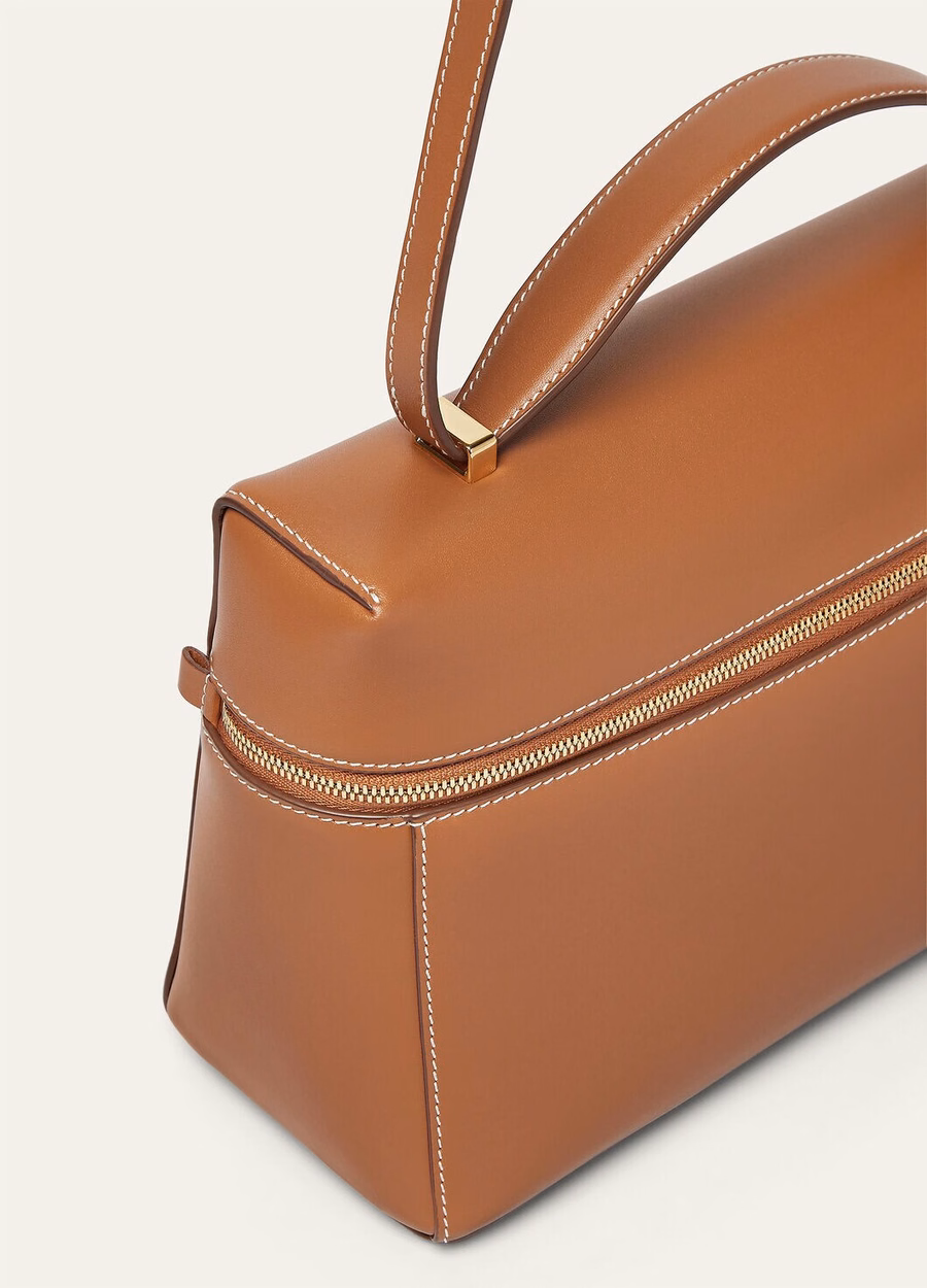 Additional bag L27 Smooth calfskin Warm bronze/Sun Gold