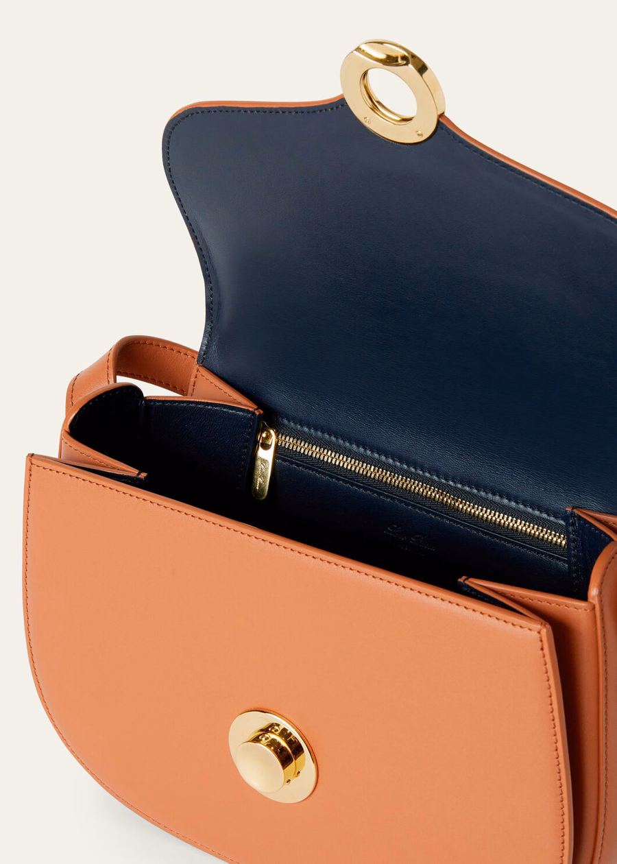 Small Ghiera Bag Smooth Calfskin Koi Fish/Blue Navy