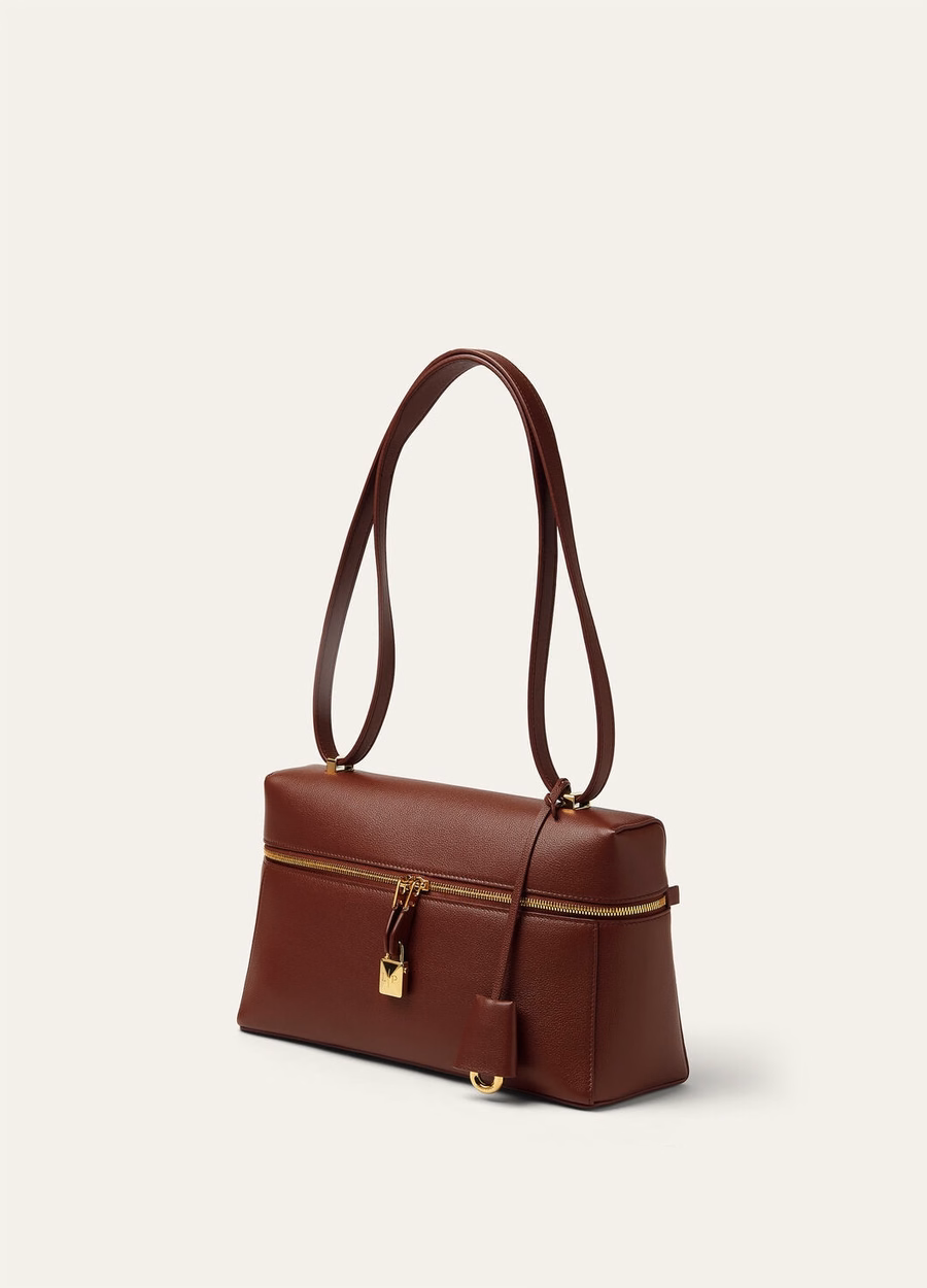 Additional bag L27 Smoked calfskin Caramel/Sun Gold