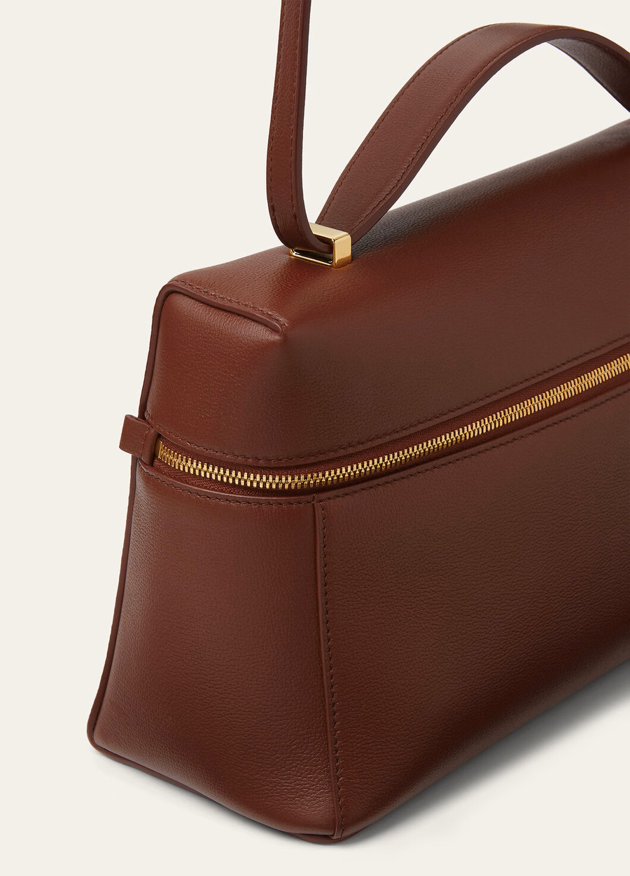 Additional bag L27 Smoked calfskin Caramel/Sun Gold