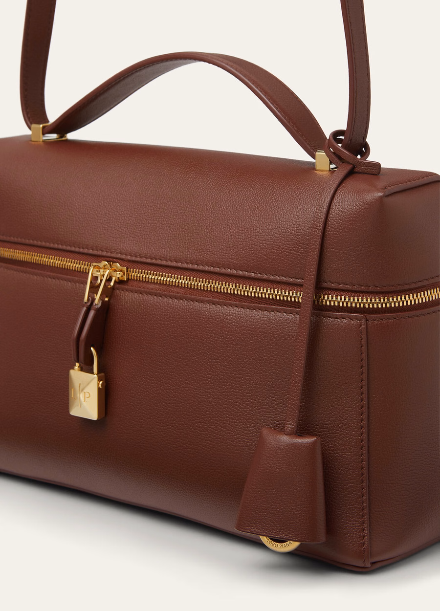 Additional bag L27 Smoked calfskin Caramel/Sun Gold
