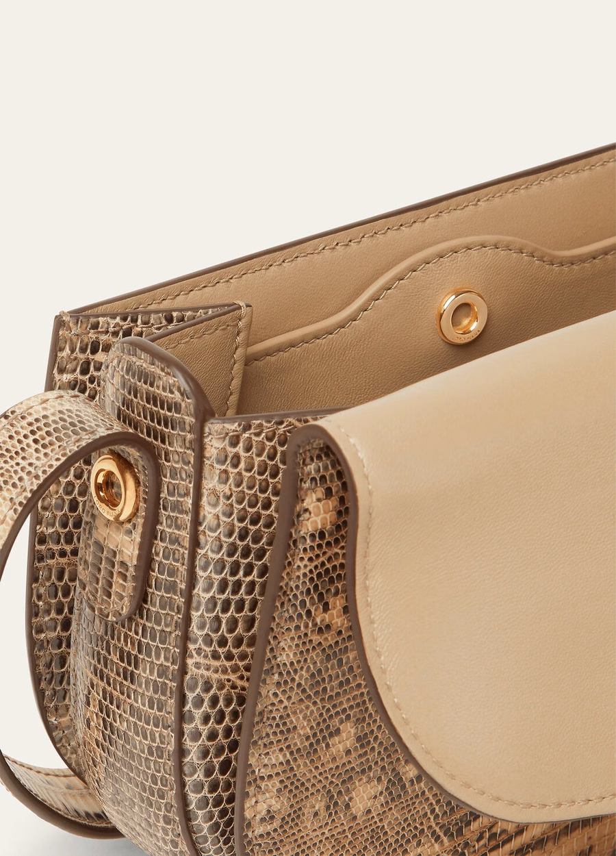 Mini Giera Tejus Leather Light Trench/Sun Gold bag