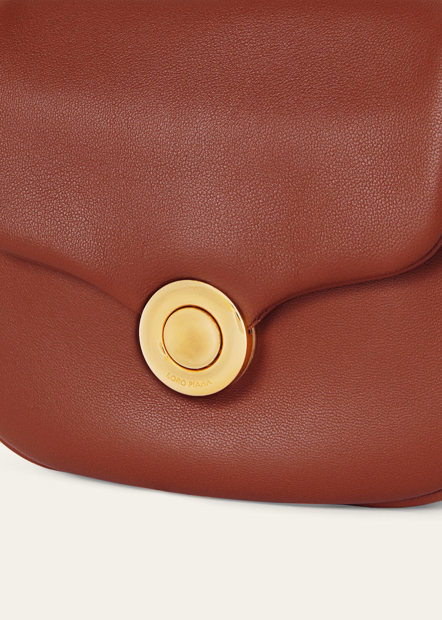 Giera Softy Bag Lambskin Smoked Caramel/Sun Gold