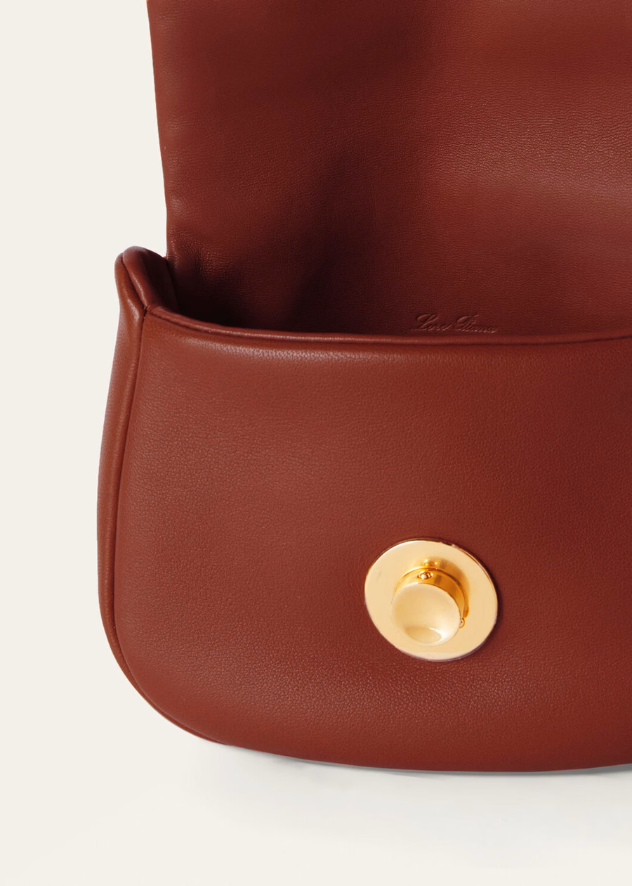 Giera Softy Bag Lambskin Smoked Caramel/Sun Gold